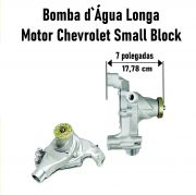 Bomba d´Água Longa Chevrolet V8 350 305 307 400 de 1968 a 1978