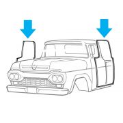 Borracha das Portas Ford Pickup 1962 a 1971 F-100