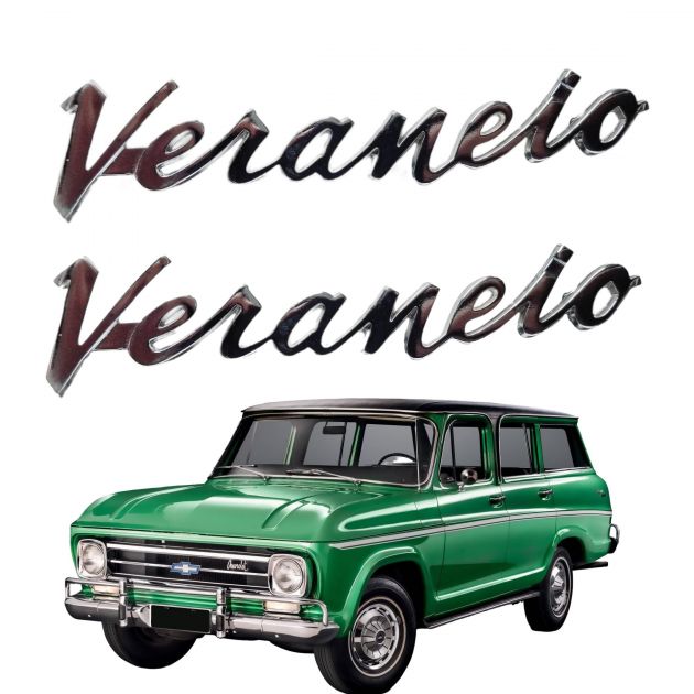 Emblema Lateral Chevrolet Veraneio 1967 a 1984