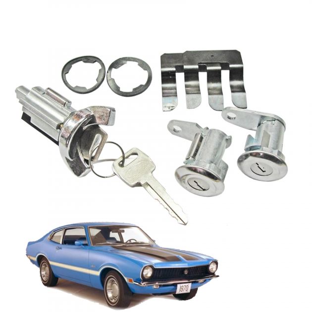 Kit Cilindro Ignição e Portas Ford Maverick Mustang