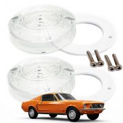 Lentes das Lanternas Dianteiras Ford Mustang 1967 1968