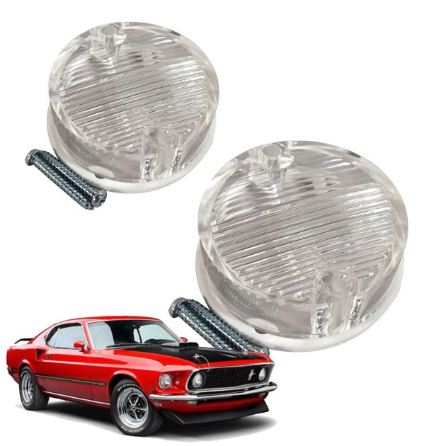 Lentes das Lanternas de Ré Traseiras Ford Mustang 1969-1970