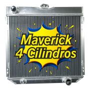 Radiador de Alumínio 3 Colmeias para Ford Maverick 4 Cilindros