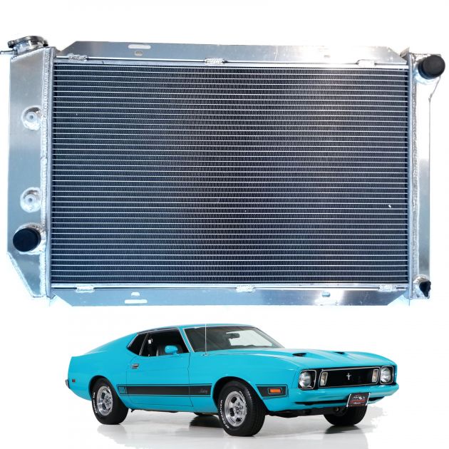 Radiador de Alumínio para Mustang 1971-1973 Ford/Mercury