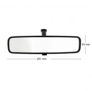 Retrovisor Interno Universal ABS