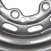 Roda 10 Janelas VW Fusca Karmann Guia Prata 15 X 5,5